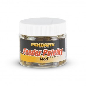 MIKBAITS Feeder měkčené peletky Med 50ml